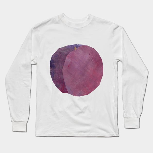 plum Long Sleeve T-Shirt by Babban Gaelg